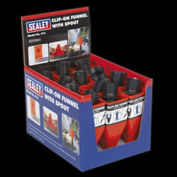 Clip-On Funnel with Spout - Display Box of 12
