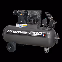 Air Compressor 200L Belt Drive 3hp with Front Control Panel 415V 3ph