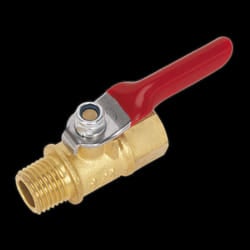Lever Ball Valve 1/4&quot;BSPT (M) x 1/4&quot;BSP (F)