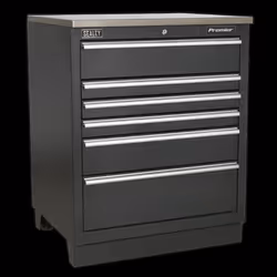 Modular Floor Cabinet 6 Drawer 775mm Heavy-Duty