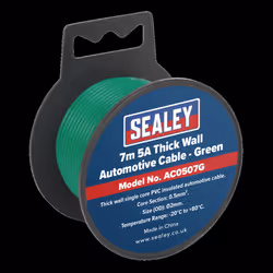 Automotive Cable Thick Wall 5A 7m Green