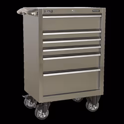 Rollcab 6 Drawer 675mm Stainless Steel Heavy-Duty