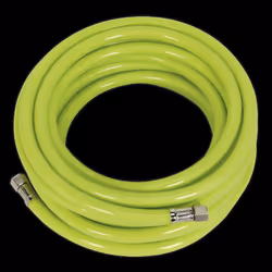 Air Hose High-Visibility 10m x &#216;8mm with 1/4&quot;BSP Unions