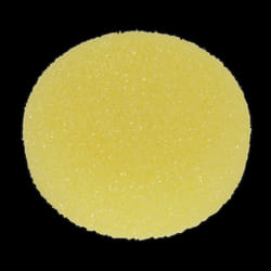 Buffing & Polishing Foam Head Hook-and-Loop &#216;80 x 25mm Yellow/Coarse