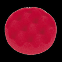 Buffing & Polishing Foam Head Hook-and-Loop &#216;80 x 25mm Red/Ultra-Soft