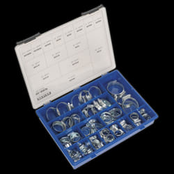 HI-GRIP&#174; Hose Clip Assortment 81pc Sizes &#216;9.5-55mm
