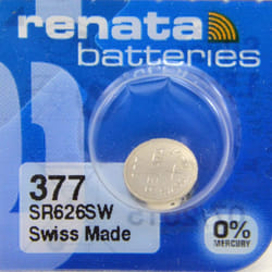 Renata 377 SR626SW 1.55v Silver Oxide Watch battery