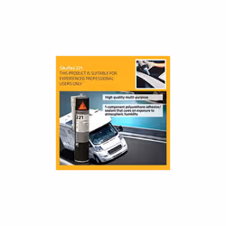 Sikaflex 221 Adhesive Sealant, Black, 300 ml