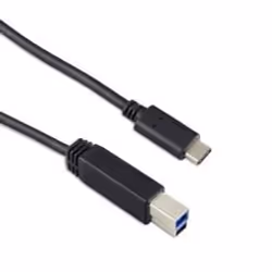 Targus ACC924EUX, 1 m, USB C, USB B, USB 3.2 Gen 2 (3.1 Gen 2), Male/Male, Black