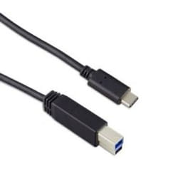 Targus ACC924EUX USB cable USB 3.2 Gen 2 (3.1 Gen 2) 1 m USB C USB B Black
