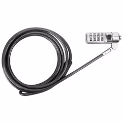 Targus ASP66GLX-S, 165 m, Combination lock, Steel, Black