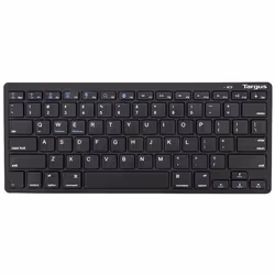 Targus KB55, Mini, Wireless, Bluetooth, QWERTY, Black