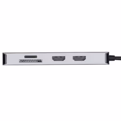 Targus DOCK423EU laptop dock/port replicator Wired USB 3.2 Gen 1 (3.1 Gen 1) Type-C Silver - Additional view 5