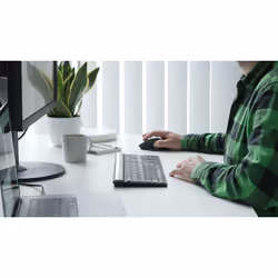 Targus Sustainable Energy Harvesting EcoSmart keyboard Universal Bluetooth QWERTZ German Black - Additional view 8
