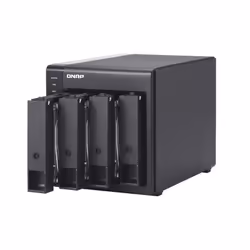 QNAP TR-004 16TB 4x4TB Seagate IronWolf 4 Bay NAS Desktop HDD/SSD enclosure Black 2.5/3.5"