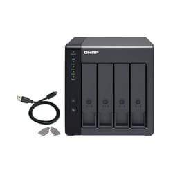 QNAP TR-004 HDD/SSD enclosure Black 2.5/3.5&quot;