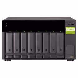 The TL-D800C JBOD storage enclosure allows you to back up and expand your QNAP NAS. The TL-D800C features eight 3.5-inch SATA ...