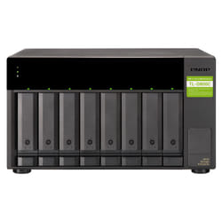 QNAP TL-D800C HDD/SSD enclosure Black 2.5/3.5&quot;
