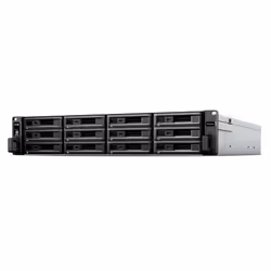Synology RX1222sas/144TB HAT5300, 144 TB, HDD+SSD, Serial ATA, Serial Attached SCSI (SAS), 2.5/3.5", Rack (2U), Black