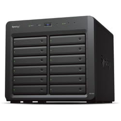 Synology DX1222 disk array 192 TB Desktop Black