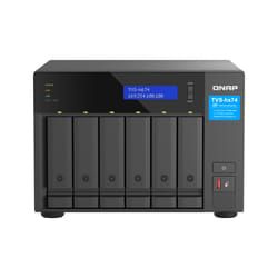 QNAP TVS-h674 NAS Tower Intel® Core™ i5 i5-12400 32 GB DDR4 24 TB HDD