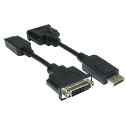 Cables Direct DisplayPort - DVI Black