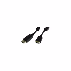Cables Direct HDHDPORT-005CAB 0.15m DisplayPort HDMI Black video cable adapter
