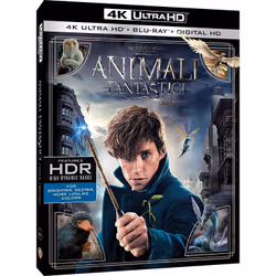 Warner Bros Amazing animals and where to find them, Blu-ray, English, Italian, Fantasy, English, Italian, 133 min, B