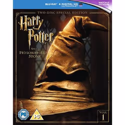 Warner Bros Harry Potter and the Philosopher's Stone (2016 Edition), Movie, Blu-ray, PG, Coloured, Teen & young adults, 2D