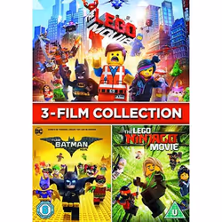 Warner Bros LEGO: 3 FILM COLLECTION: [LEGO MOVIE/LEGO BATMAN MOVIE/LEGO NINJAGO MOVIE], Movie, DVD, U, Coloured, English, Por ...