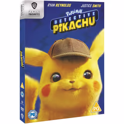 Warner Bros Pokémon Detective Pikachu, Movie, DVD, PG, Coloured, CAT, English, Spanish, 100 min
