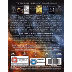 Warner Bros Game Of Thrones: Seasons 1-8 Blu-ray English