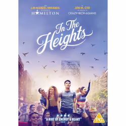 Warner Bros In The Heights, Movie, DVD, PG, Coloured, 2D, Anthony Ramos, Corey Hawkins, Leslie Grace, Melissa Barrera, Olga M ...