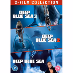 Warner Bros Deep Blue Sea 3-Film Collection [Deep Blue Sea 1, 2 & 3], Movie, DVD, Coloured, English, Teen & young adults, 2D