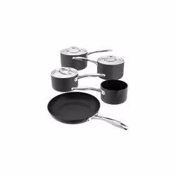 Stellar 6000 Hard Anodised 5 Piece Cookware Set