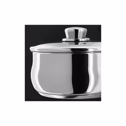 Stellar S1F5B 1000 Deep Saucepan Set, Stainless Steel