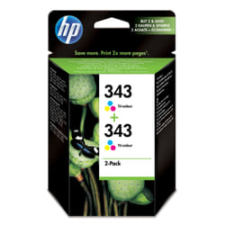HP 343 ink cartridge 2 pc(s) Original High (XL) Yield Cyan, Magenta, Yellow