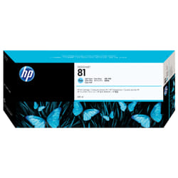 HP 81 680-ml Light Cyan DesignJet Dye Ink Cartridge