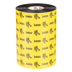 Zebra 3400 High Performance Wax-Resin thermal ribbon 450 m Black