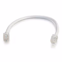 C2G 2m Cat5e Non-Booted Unshielded (UTP) Network Patch Cable - White