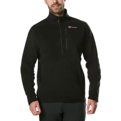Berghaus Mens 2021 Prism Micro Polartec Half Zip Warm Fleece Durable Sweater - L, Black