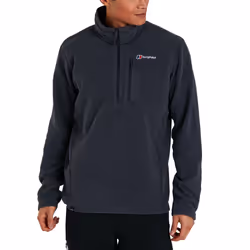 Berghaus Mens 2021 Prism Micro Polartec Half Zip Warm Fleece Durable Sweater - M, Dark Grey