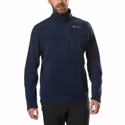 Berghaus Mens 2021 Prism Micro Polartec Half Zip Warm Fleece Durable Sweater - XL, Dark Blue