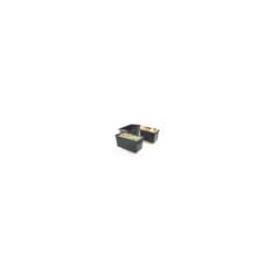 FSMISC TAPERED RECYCLING CONTAINER BLK