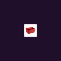 Attached Lid Containr 54L Red 375816