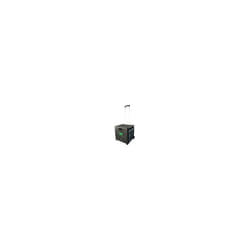 VFM Folding Container Trolley With Lid 35kg Capacity Black/Grey 383360