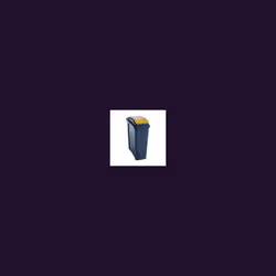 Vfm Recycling Bin 25L Ylw Lid 384283