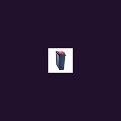Vfm Recycling Bin 25L Red Lid 384285