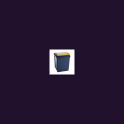 VFM Recycling Bin Gry/Ylw Lid 50L