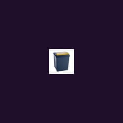 VFM Recycling Bin Gry/Ylw Lid 50L